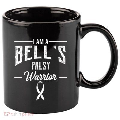 Bell's Palsy Warrior Idiopathic Facial Paralysis Supporters Gift 11oz C Handle Ceramic Mug