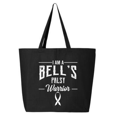 Bell's Palsy Warrior Idiopathic Facial Paralysis Supporters Gift 25L Jumbo Tote