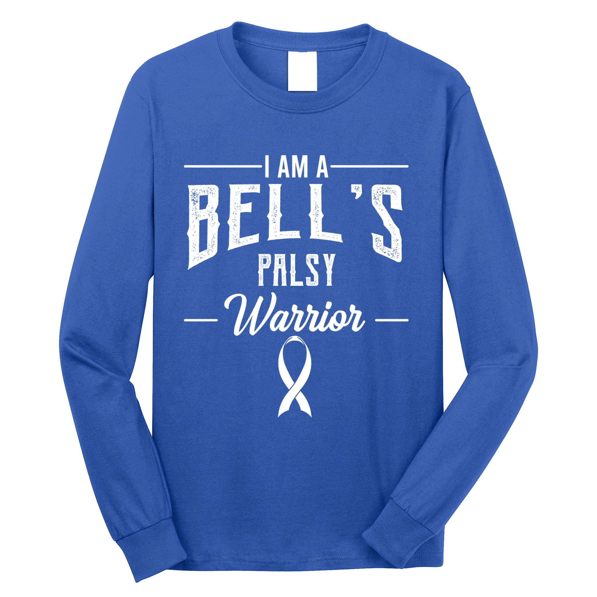 Bell's Palsy Warrior Idiopathic Facial Paralysis Supporters Gift Long Sleeve Shirt