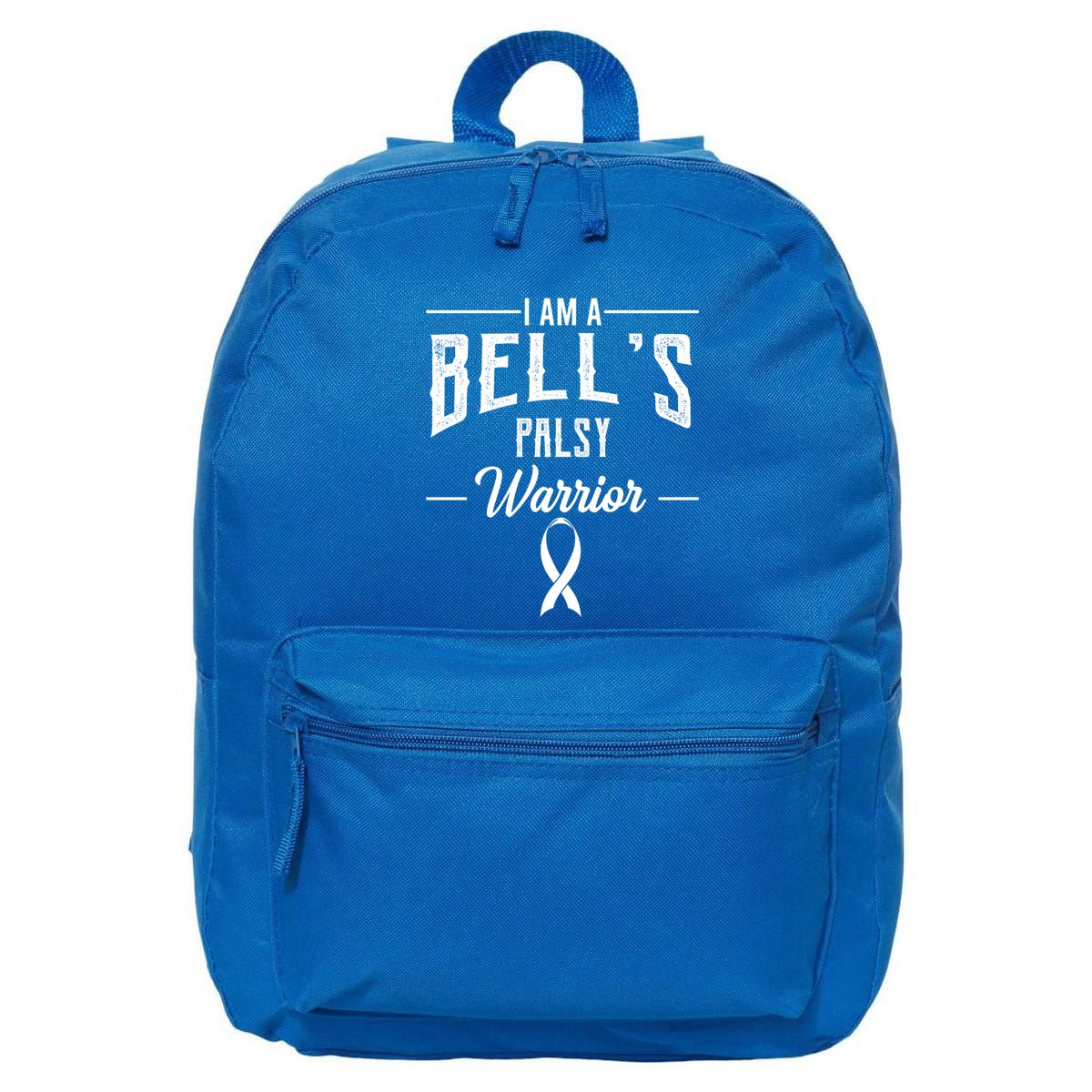 Bell's Palsy Warrior Idiopathic Facial Paralysis Supporters Gift 16 in Basic Backpack