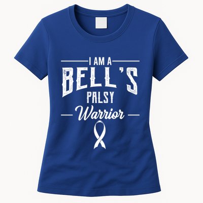 Bell's Palsy Warrior Idiopathic Facial Paralysis Supporters Gift Womens T-Shirt