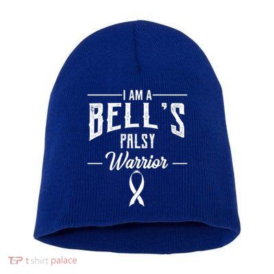 Bell's Palsy Warrior Idiopathic Facial Paralysis Supporters Gift Short Acrylic Beanie