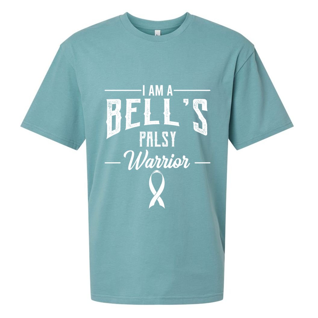 Bell's Palsy Warrior Idiopathic Facial Paralysis Supporters Gift Sueded Cloud Jersey T-Shirt