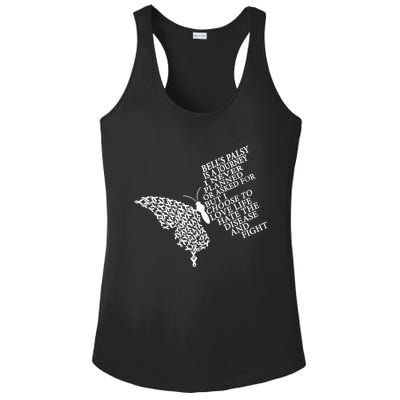 Bell's Palsy Warrior Gift Ladies PosiCharge Competitor Racerback Tank