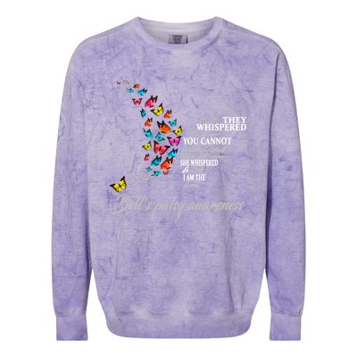 Bell's Palsy Warrior Gift Colorblast Crewneck Sweatshirt