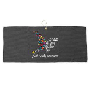 Bell's Palsy Warrior Gift Large Microfiber Waffle Golf Towel