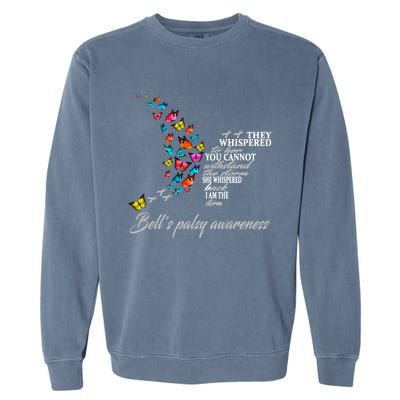 Bell's Palsy Warrior Gift Garment-Dyed Sweatshirt