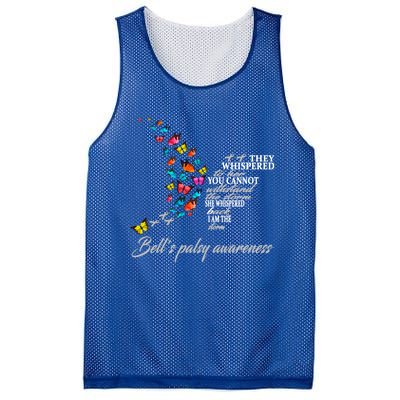 Bell's Palsy Warrior Gift Mesh Reversible Basketball Jersey Tank