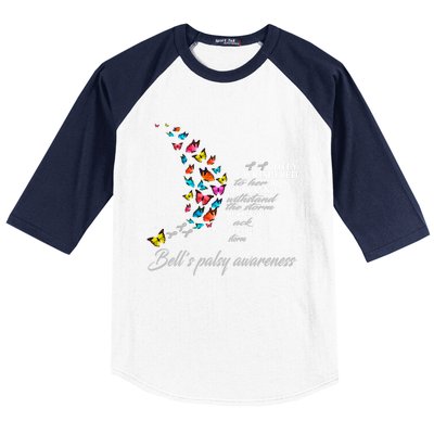 Bell's Palsy Warrior Gift Baseball Sleeve Shirt