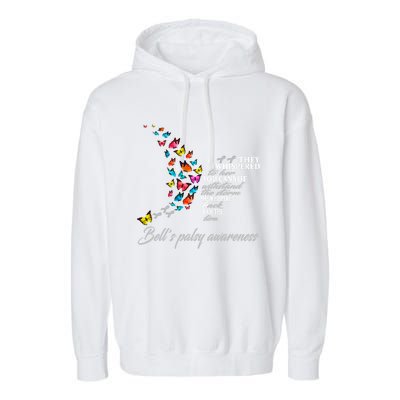 Bell's Palsy Warrior Gift Garment-Dyed Fleece Hoodie