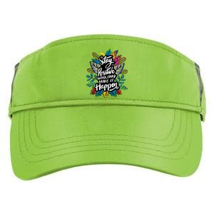 Be Positive Work Hard Make It Happen Cool Quotes Graphic Adult Drive Performance Visor