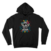 Be Positive Work Hard Make It Happen Cool Quotes Graphic Hoodie