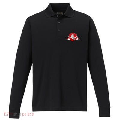 Belarus Pogonya White Red White Flag Protest Symbol Performance Long Sleeve Polo