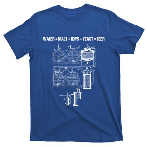 Beer Production Water Malt Hops Yeast Equals Craft Beer Cute Gift T-Shirt