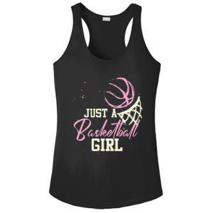 Basketball Player Women Just A Basketball Girl Basketball Ladies PosiCharge Competitor Racerback Tank