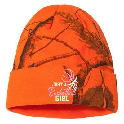 Basketball Player Women Just A Basketball Girl Basketball Kati Licensed 12" Camo Beanie