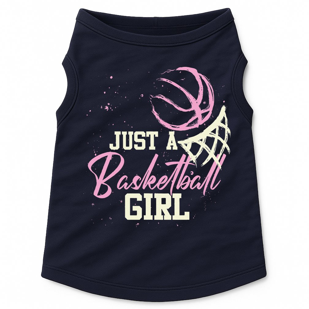 Basketball Player Women Just A Basketball Girl Basketball Doggie Tank