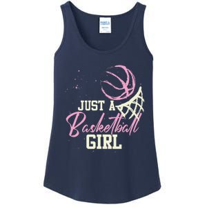 Basketball Player Women Just A Basketball Girl Basketball Ladies Essential Tank