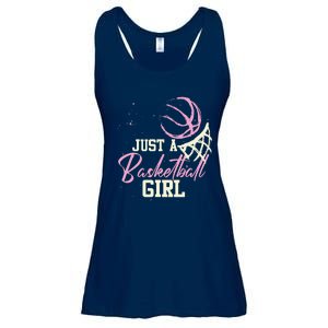 Basketball Player Women Just A Basketball Girl Basketball Ladies Essential Flowy Tank