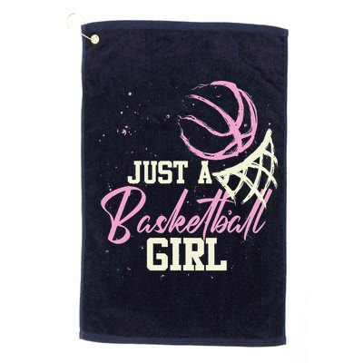 Basketball Player Women Just A Basketball Girl Basketball Golf Towel