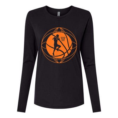 Basketball Player Women Basketball Lover Womens Cotton Relaxed Long Sleeve T-Shirt