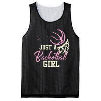 Basketball Player Women Just A Basketball Girl Basketball Mesh Reversible Basketball Jersey Tank