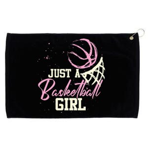 Basketball Player Women Just A Basketball Girl Basketball Grommeted Golf Towel