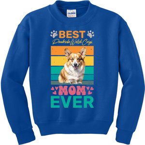 Best Pembroke Welsh Corgi Mom Ever Dog Lover Mom Funny Gift Kids Sweatshirt