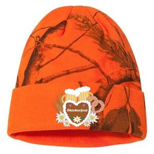 Beer Pretzel Wheat Oktoberfest Ing Gery Funny Gift Kati Licensed 12" Camo Beanie