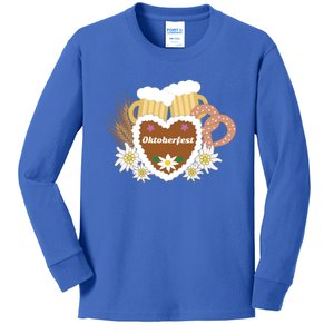 Beer Pretzel Wheat Oktoberfest Ing Gery Funny Gift Kids Long Sleeve Shirt