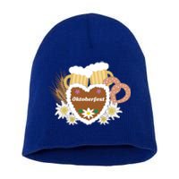 Beer Pretzel Wheat Oktoberfest Ing Gery Funny Gift Short Acrylic Beanie