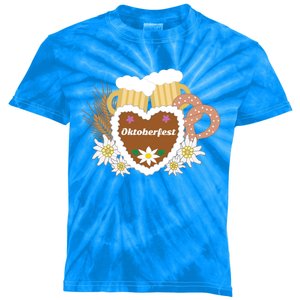 Beer Pretzel Wheat Oktoberfest Ing Gery Funny Gift Kids Tie-Dye T-Shirt