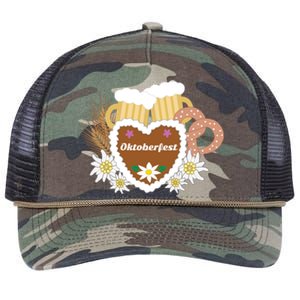 Beer Pretzel Wheat Oktoberfest Ing Gery Funny Gift Retro Rope Trucker Hat Cap