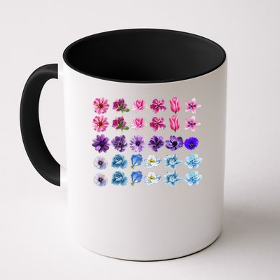 Bisexual Pride Wildflower Bi Lgbt Month Floral Rainbow Mug