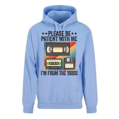 Be Patient With Me IM From The 1900s Unisex Surf Hoodie