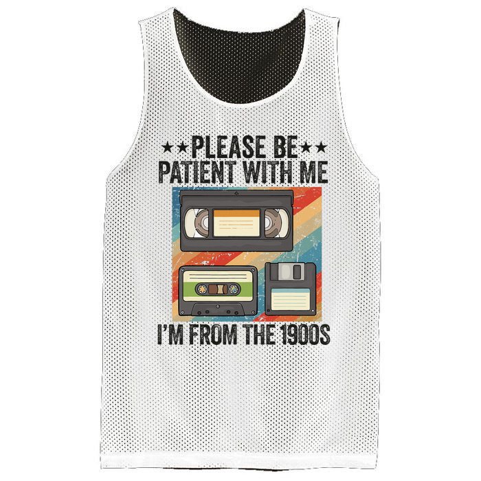 Be Patient With Me IM From The 1900s Mesh Reversible Basketball Jersey Tank