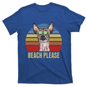 Beach Please Xoloitzcuintli Dog Funny Summer Gift T-Shirt