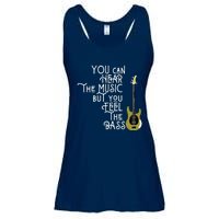 Bass Player You Can Hear The Music But You Feel The Bass Ladies Essential Flowy Tank