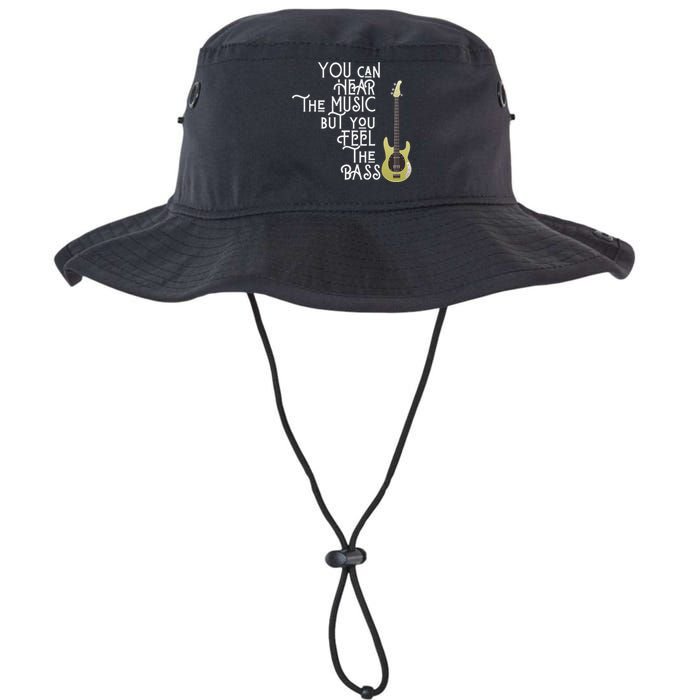 Bass Player You Can Hear The Music But You Feel The Bass Legacy Cool Fit Booney Bucket Hat