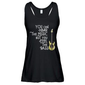 Bass Player You Can Hear The Music But You Feel The Bass Ladies Essential Flowy Tank