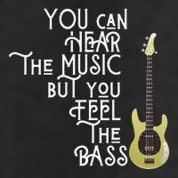 Bass Player You Can Hear The Music But You Feel the Bass 11oz C Handle Ceramic Mug