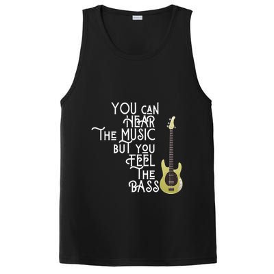 Bass Player You Can Hear The Music But You Feel the Bass PosiCharge Competitor Tank