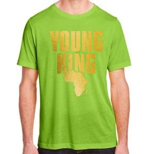 Black Pride Young King African Roots American Juneteenth Meaningful Gift Adult ChromaSoft Performance T-Shirt