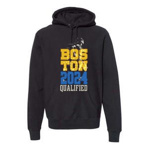 Boston Qualified 2024 Annual Race Women Long Sleeve Premium Hoodie