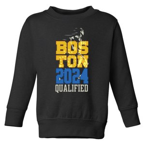 Boston Qualified 2024 Annual Race Women Long Sleeve Toddler Sweatshirt