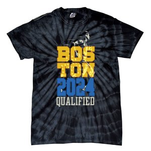 Boston Qualified 2024 Annual Race Women Long Sleeve Tie-Dye T-Shirt