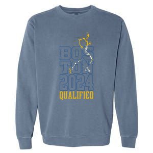 Boston Qualified 2024 Annual Race Women Garment-Dyed Sweatshirt