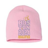 Boston Qualified 2024 Annual Race Women Short Acrylic Beanie