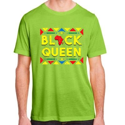 Black Queen African Roots Black History Month Gift Adult ChromaSoft Performance T-Shirt