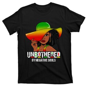 Black Queen African American Ladies Curly Natural Afro T-Shirt